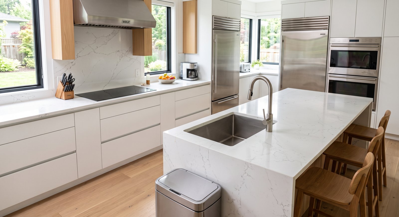 Kitchen Clean After Santos Shine